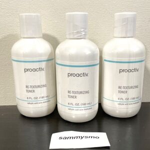 Proactiv Re-texturizing Toner, Salicylic Acid Acne Medication 6 oz, x3